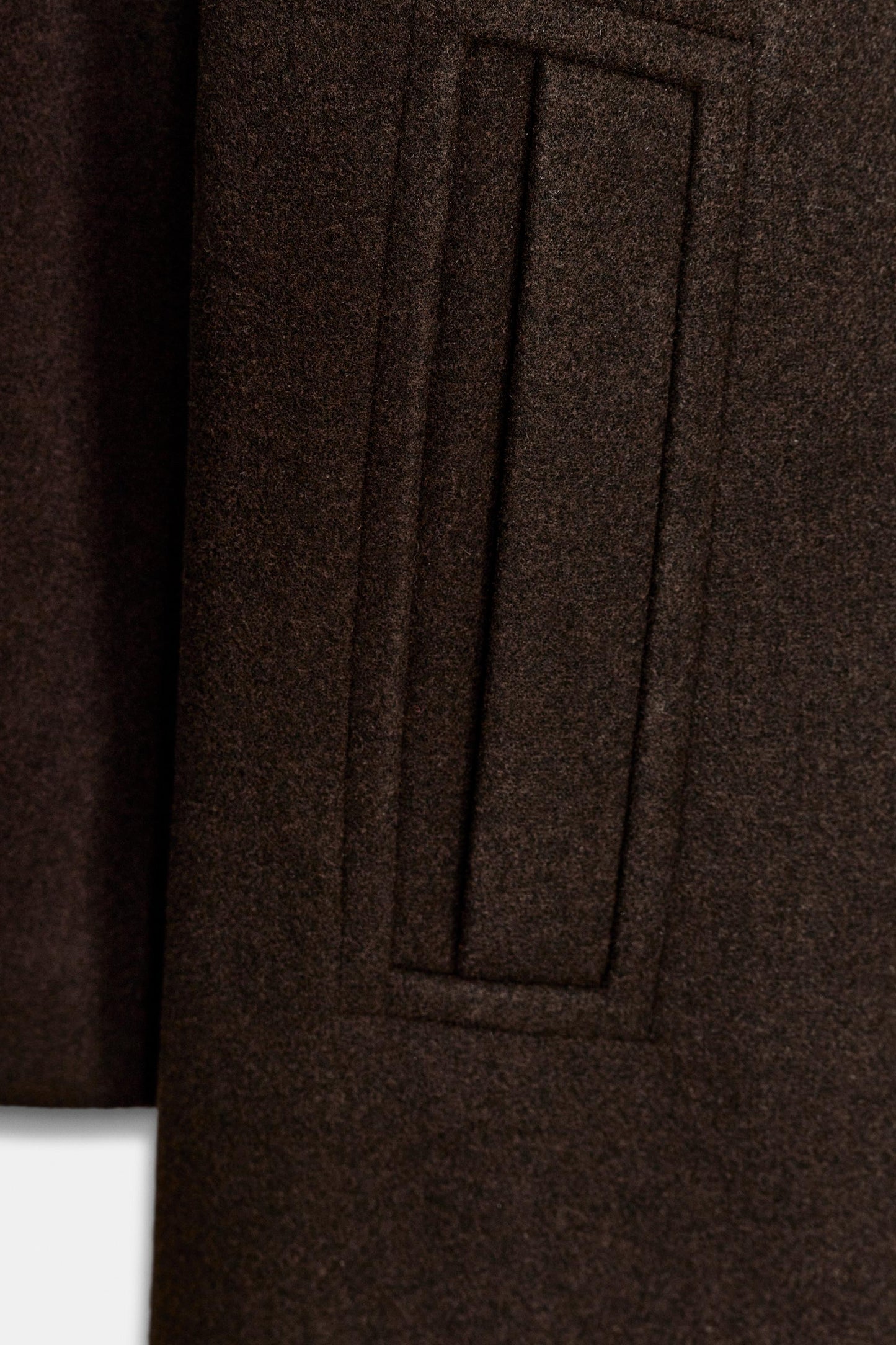 Chocolate Coat Oversized Fit