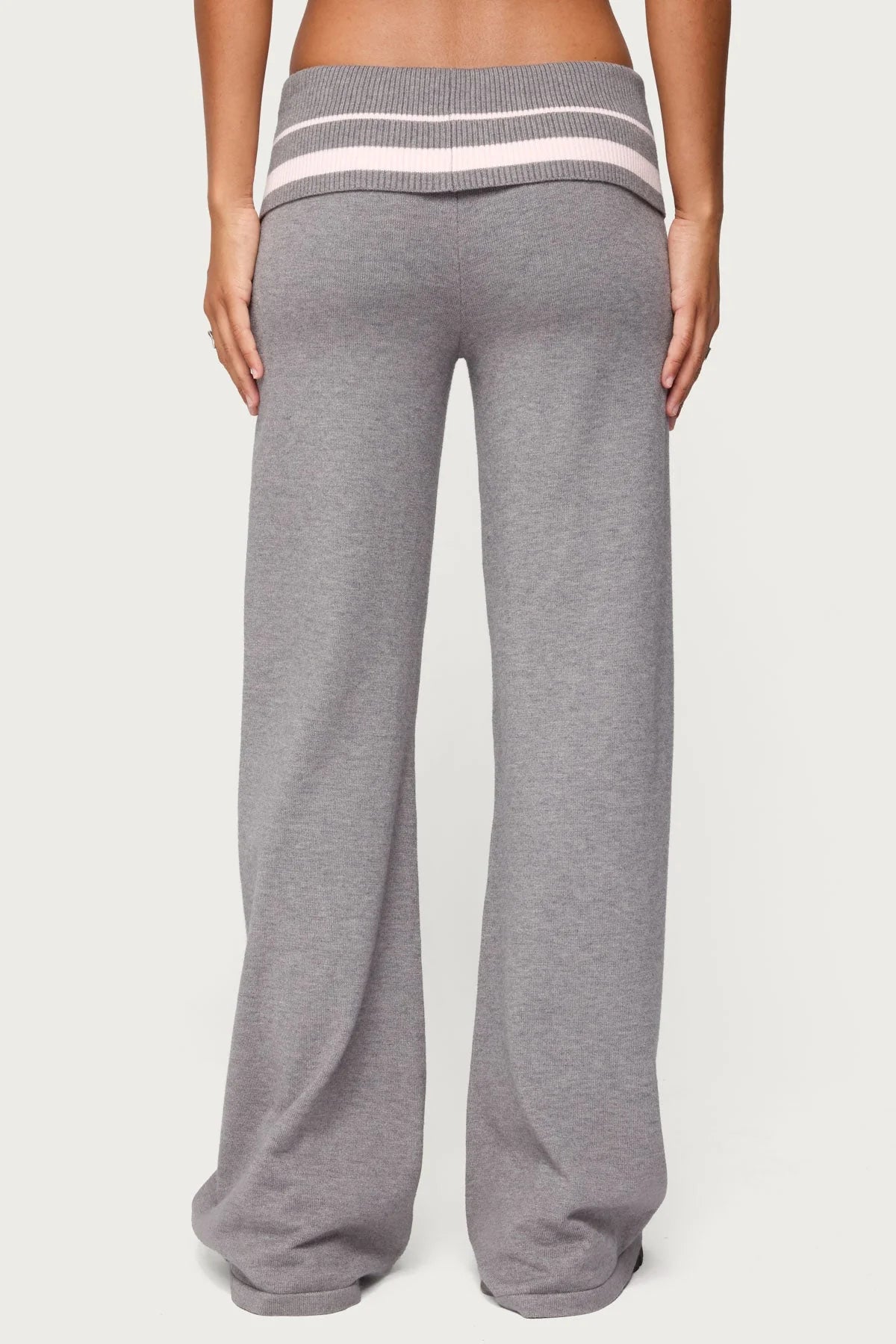 Grey Stripe Knit Co-ord Set