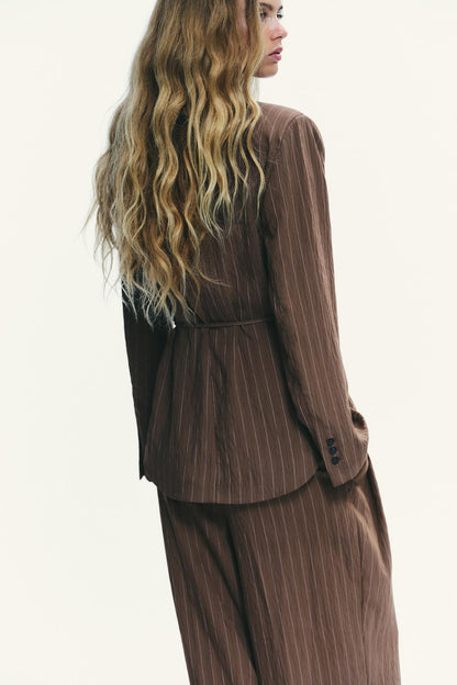 VANYLA SUIT SET BROWN