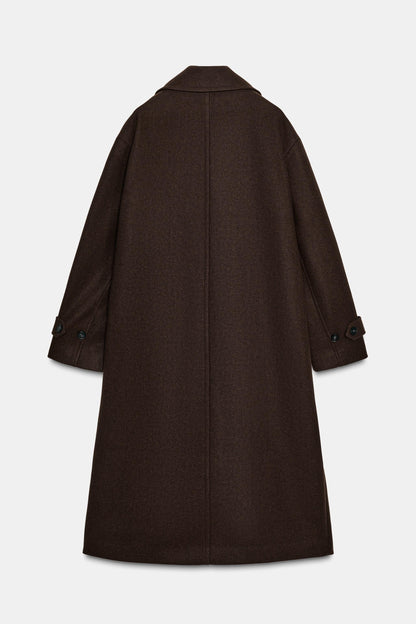 Chocolate Coat Oversized Fit