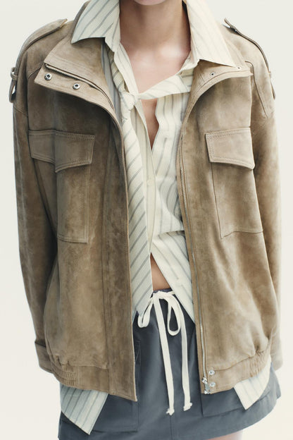 VANYLA ⎸ Meline Suede Jacket