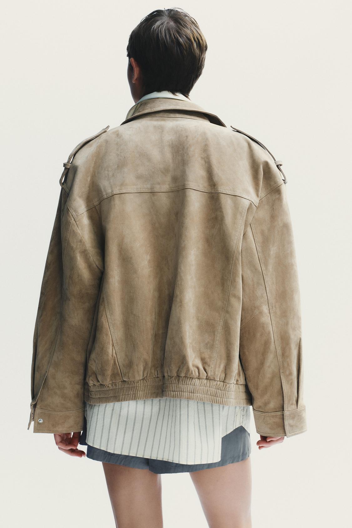 SAFARI SUEDE JACKET BEIGE