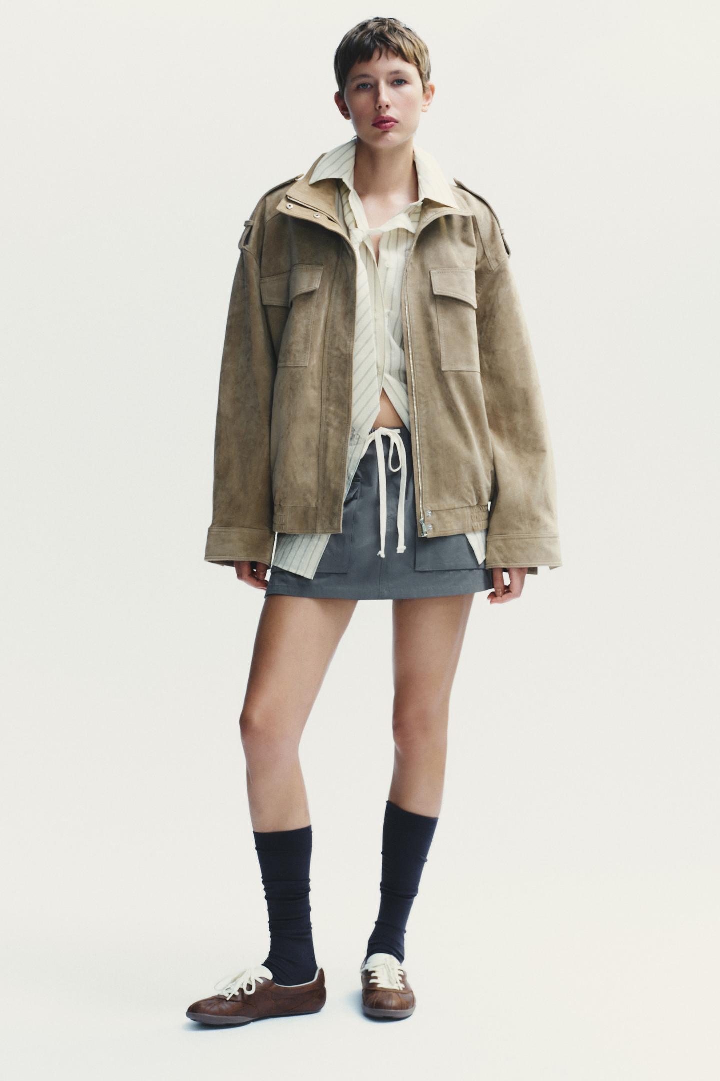 SAFARI SUEDE JACKET BEIGE