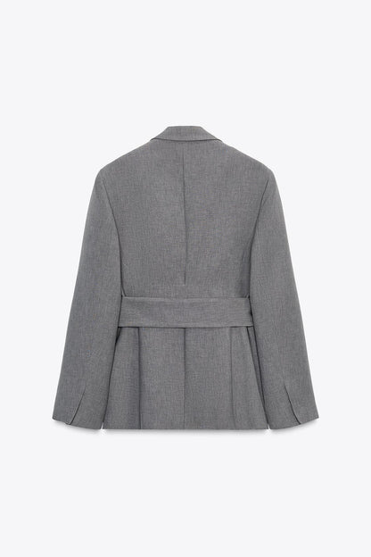 BELTED BLAZER