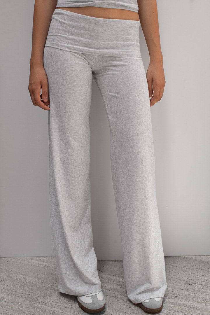 Sequin Angel Wings Sweatpants Grey