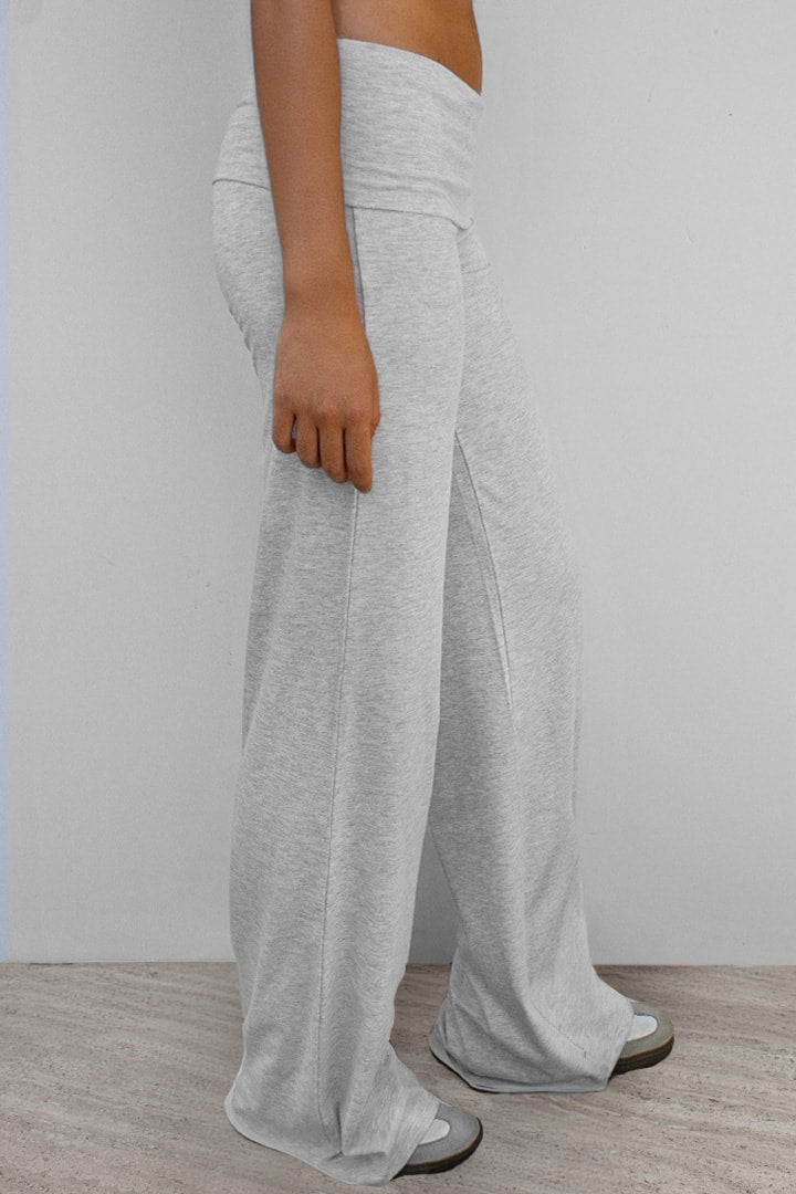 Sequin Angel Wings Sweatpants Grey