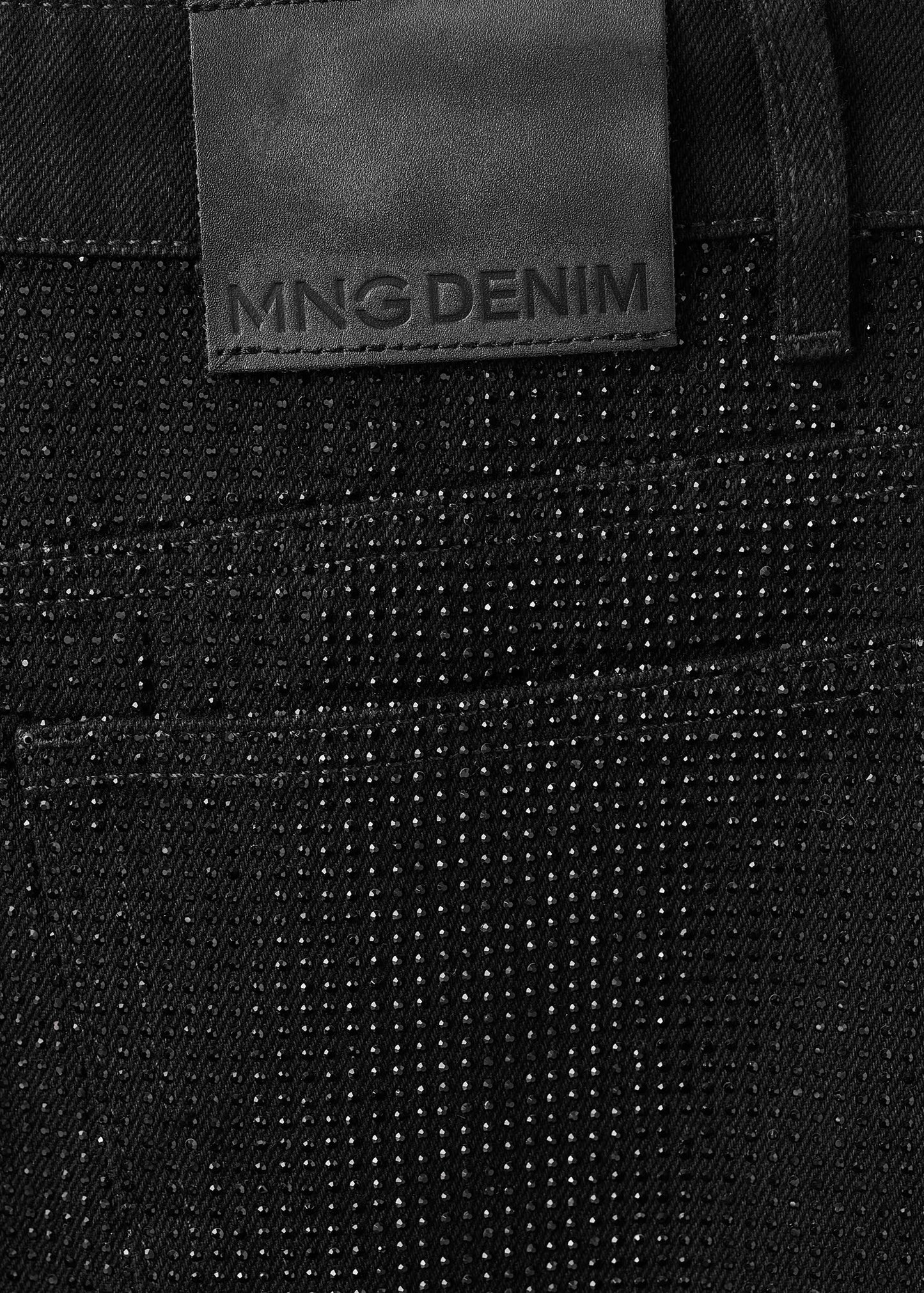 Wide Leg Rhinestone Pants