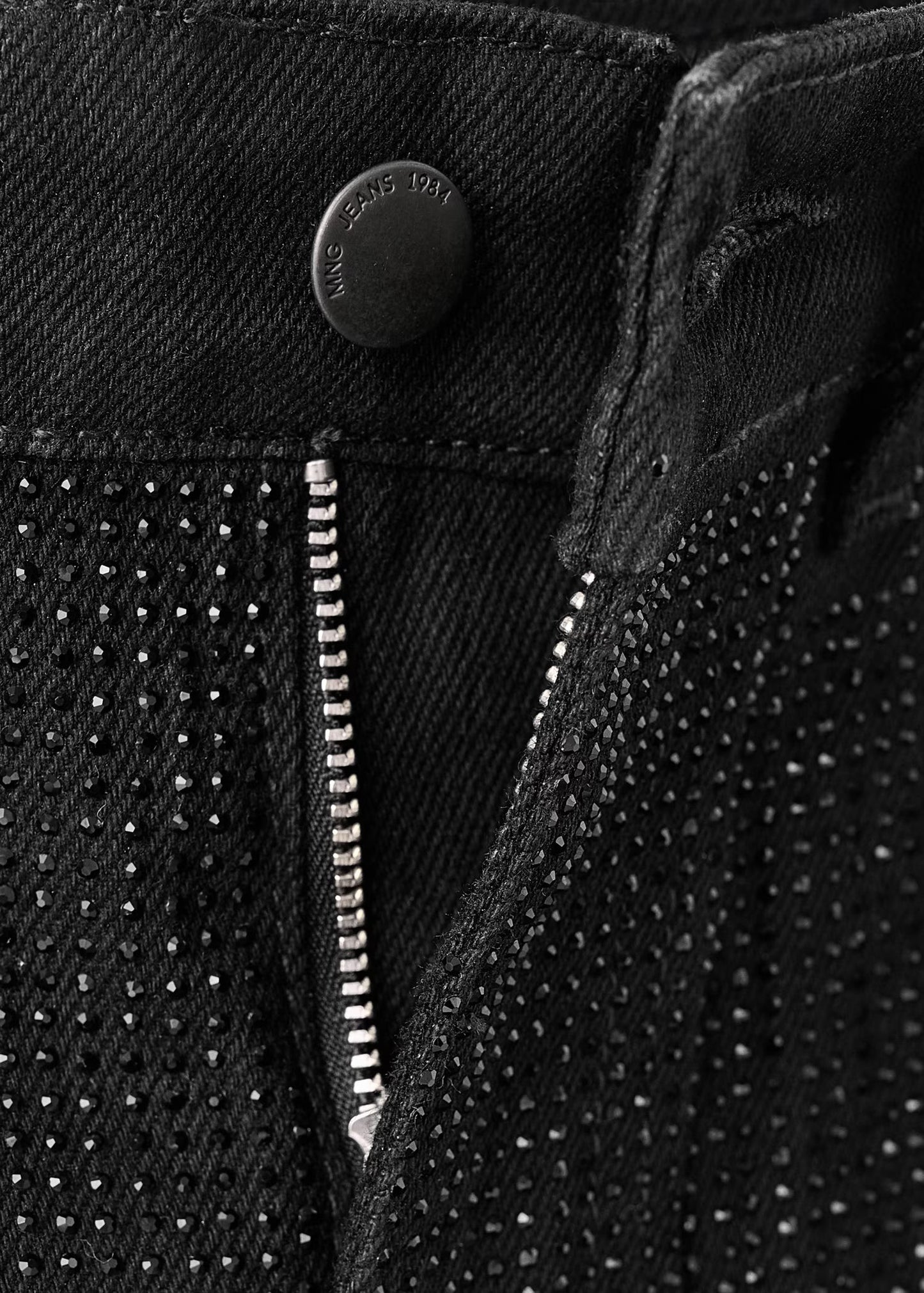 Wide Leg Rhinestone Pants