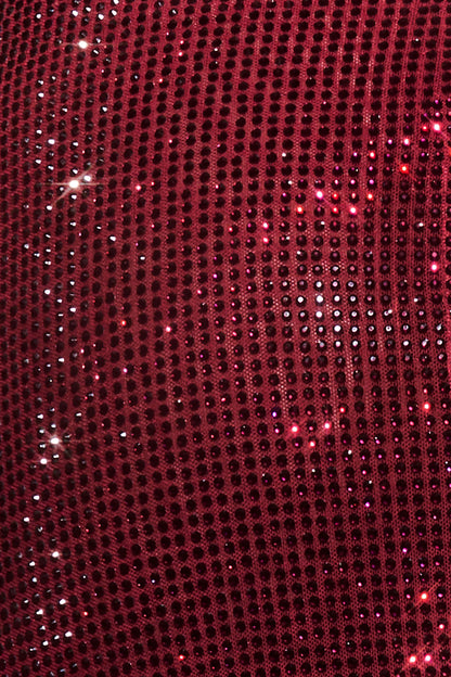 Sequin Halter Backless Midi Dress