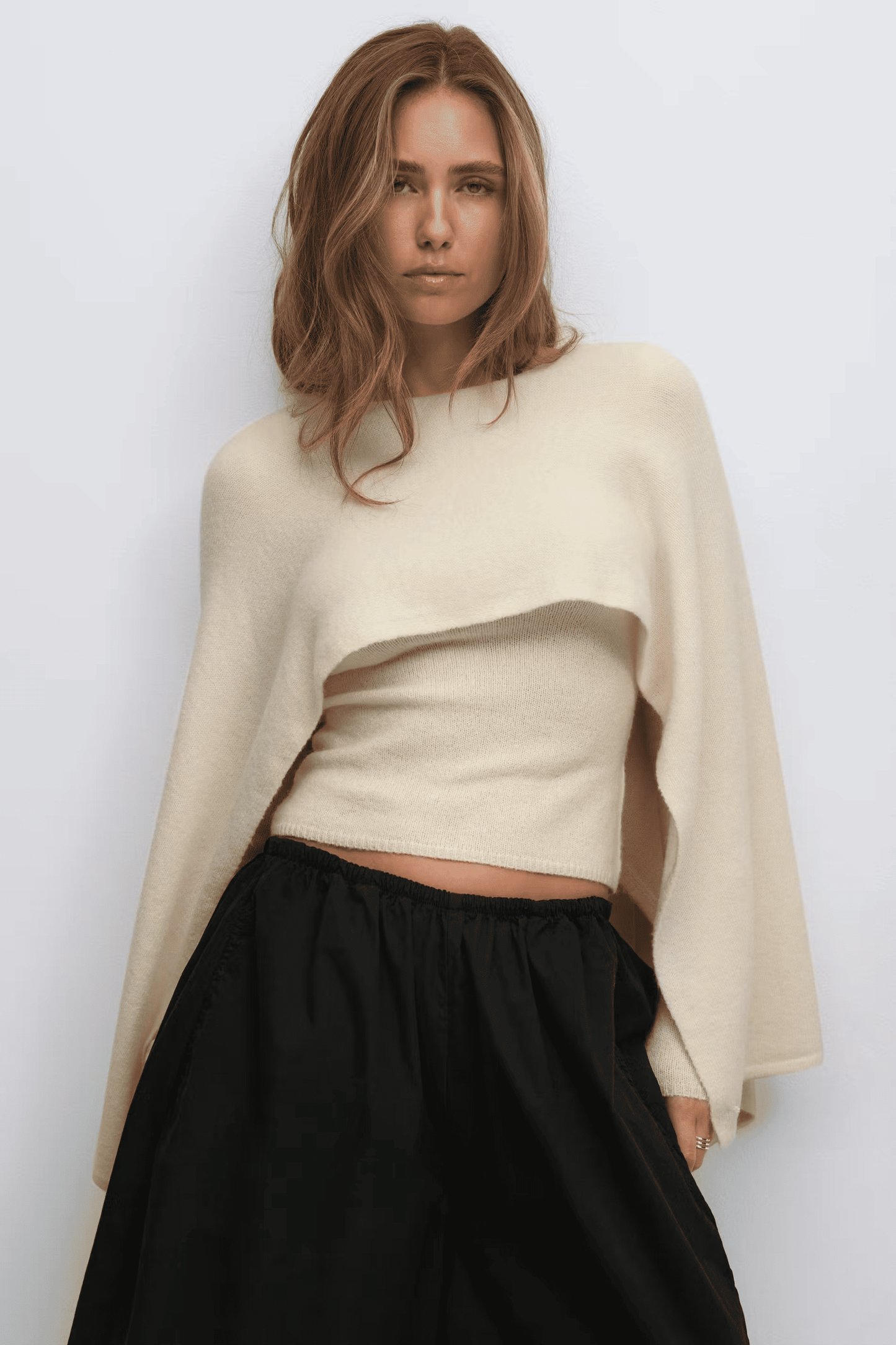 Layered Knit Crop Top