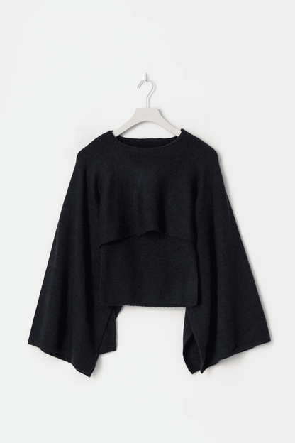 Layered Knit Crop Top