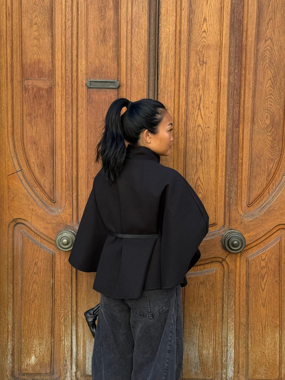BELTED CAPE