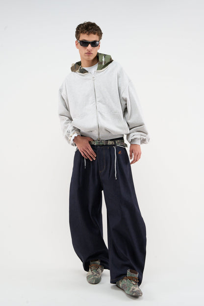 Mask Light Grey Zipper