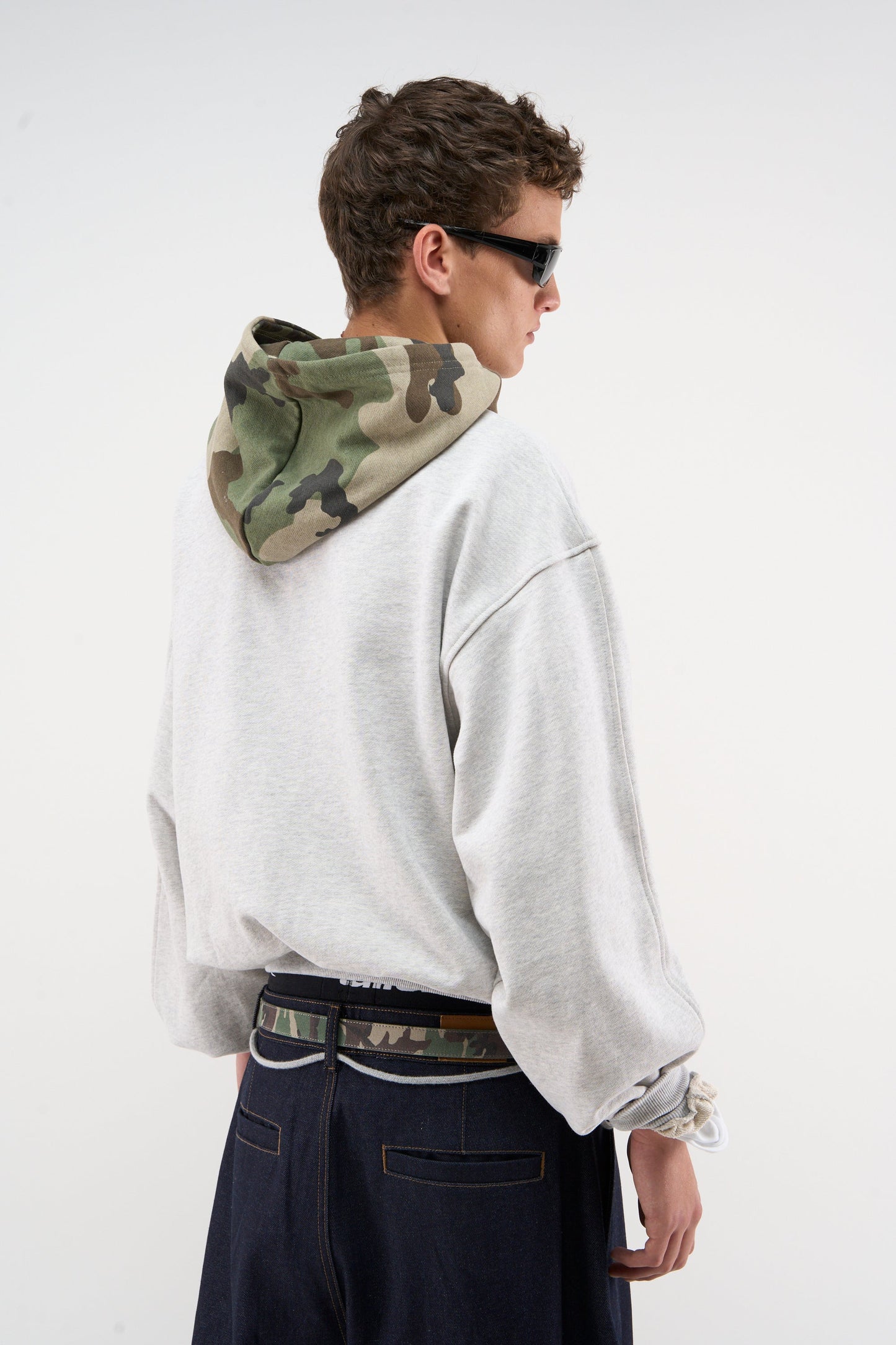 Mask Light Grey Zipper