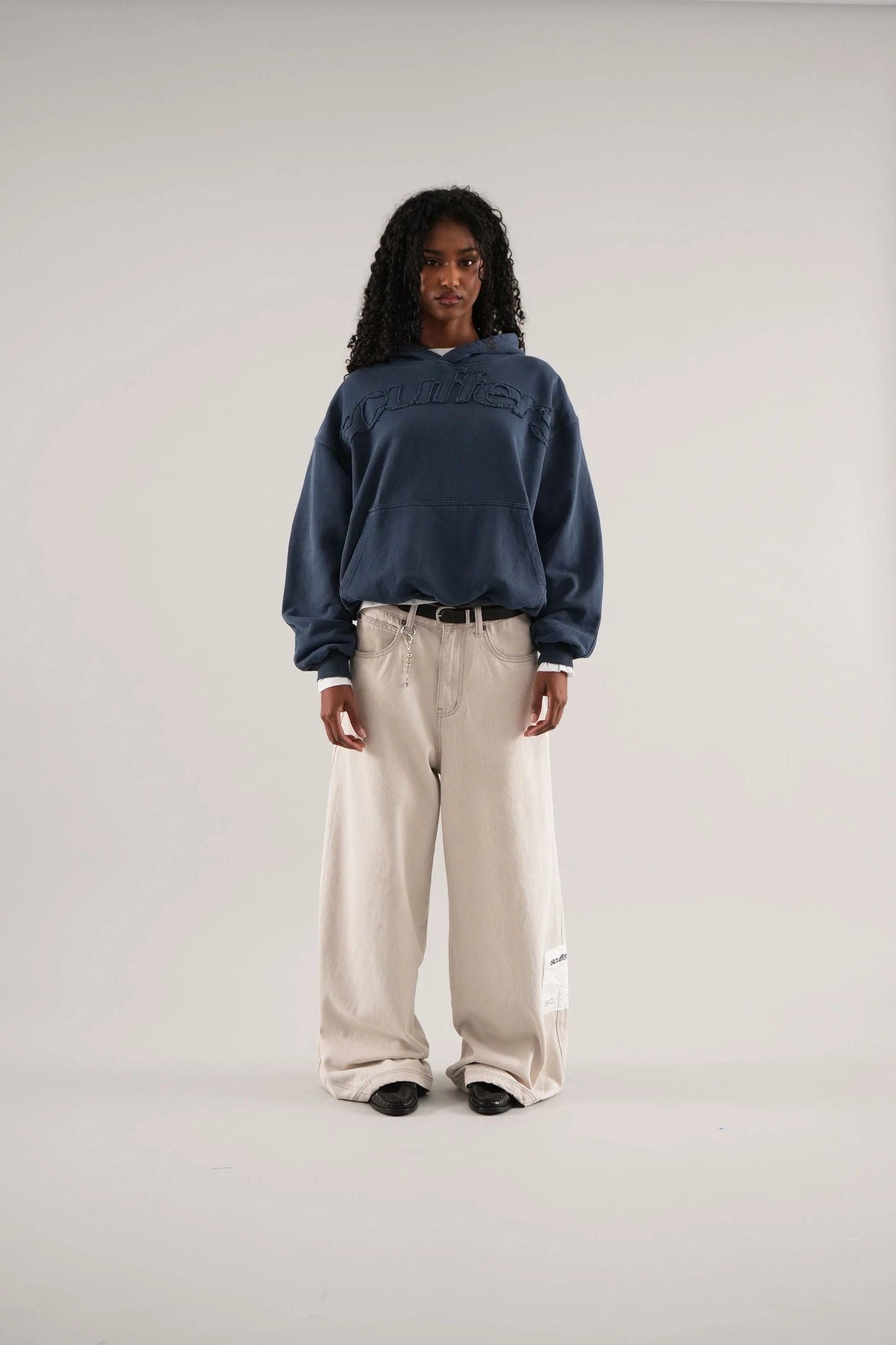 Scuffers Logo Oversized Hoodie