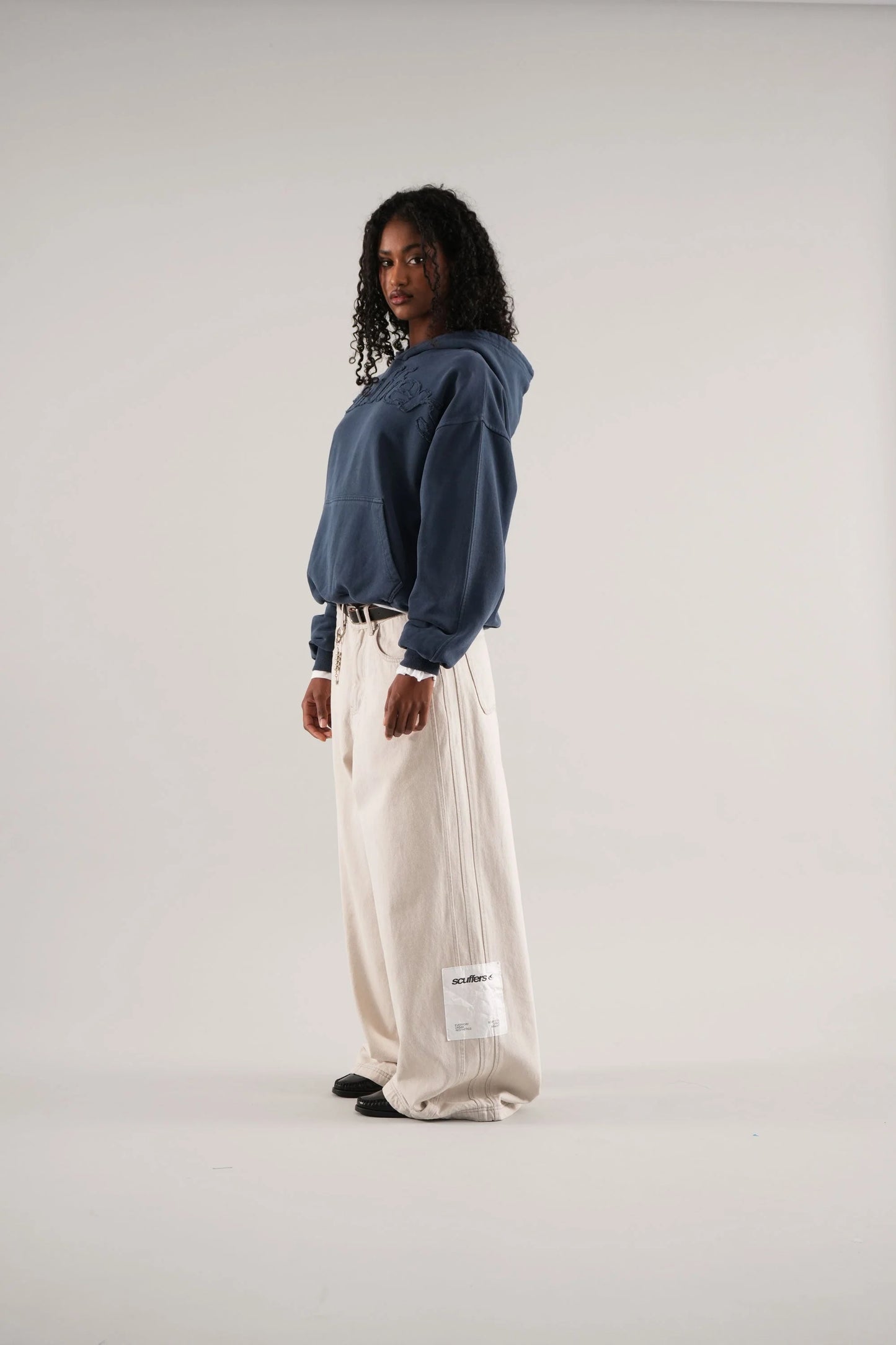 Scuffers Logo Oversized Hoodie