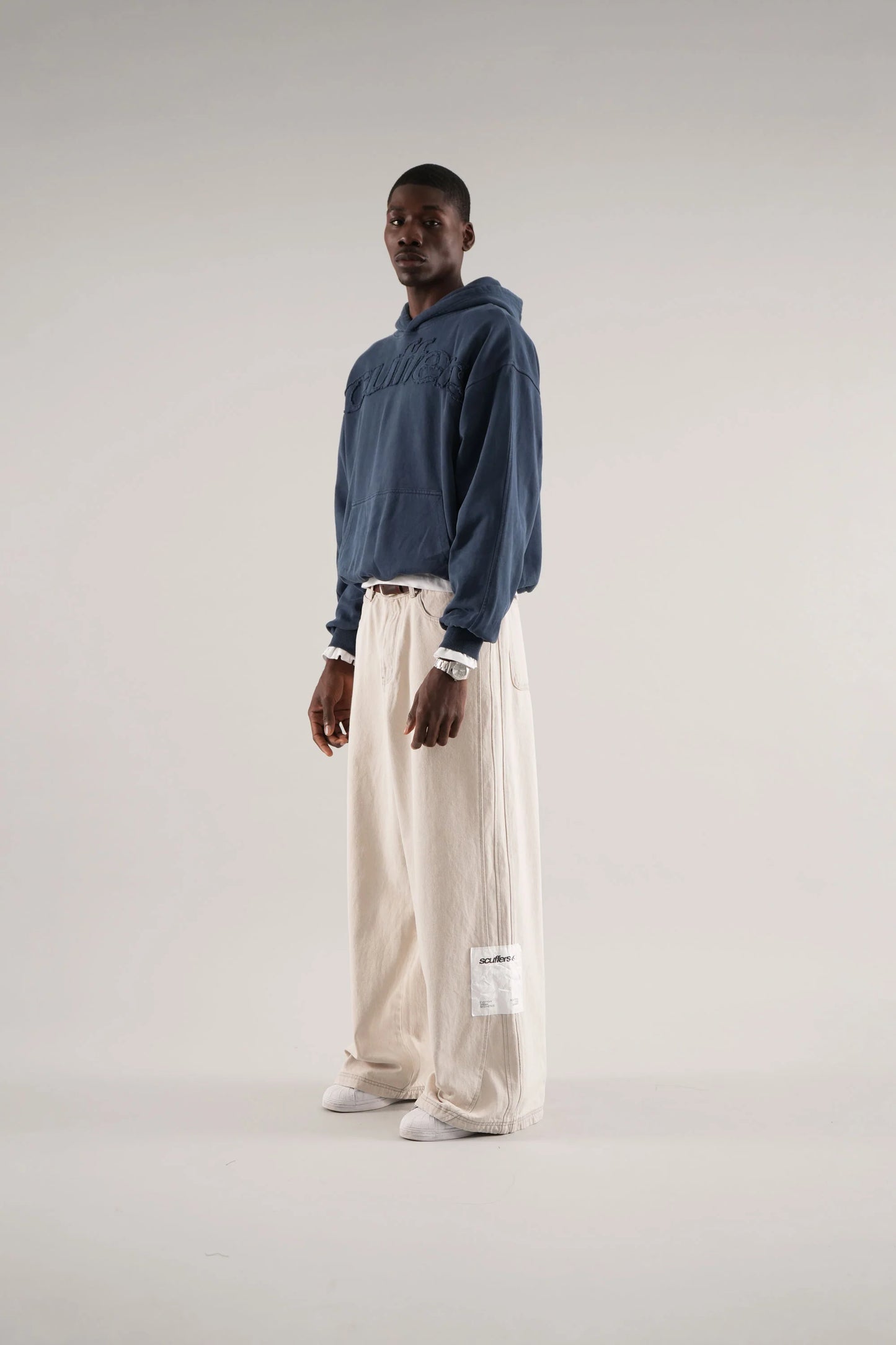 Scuffers Logo Oversized Hoodie