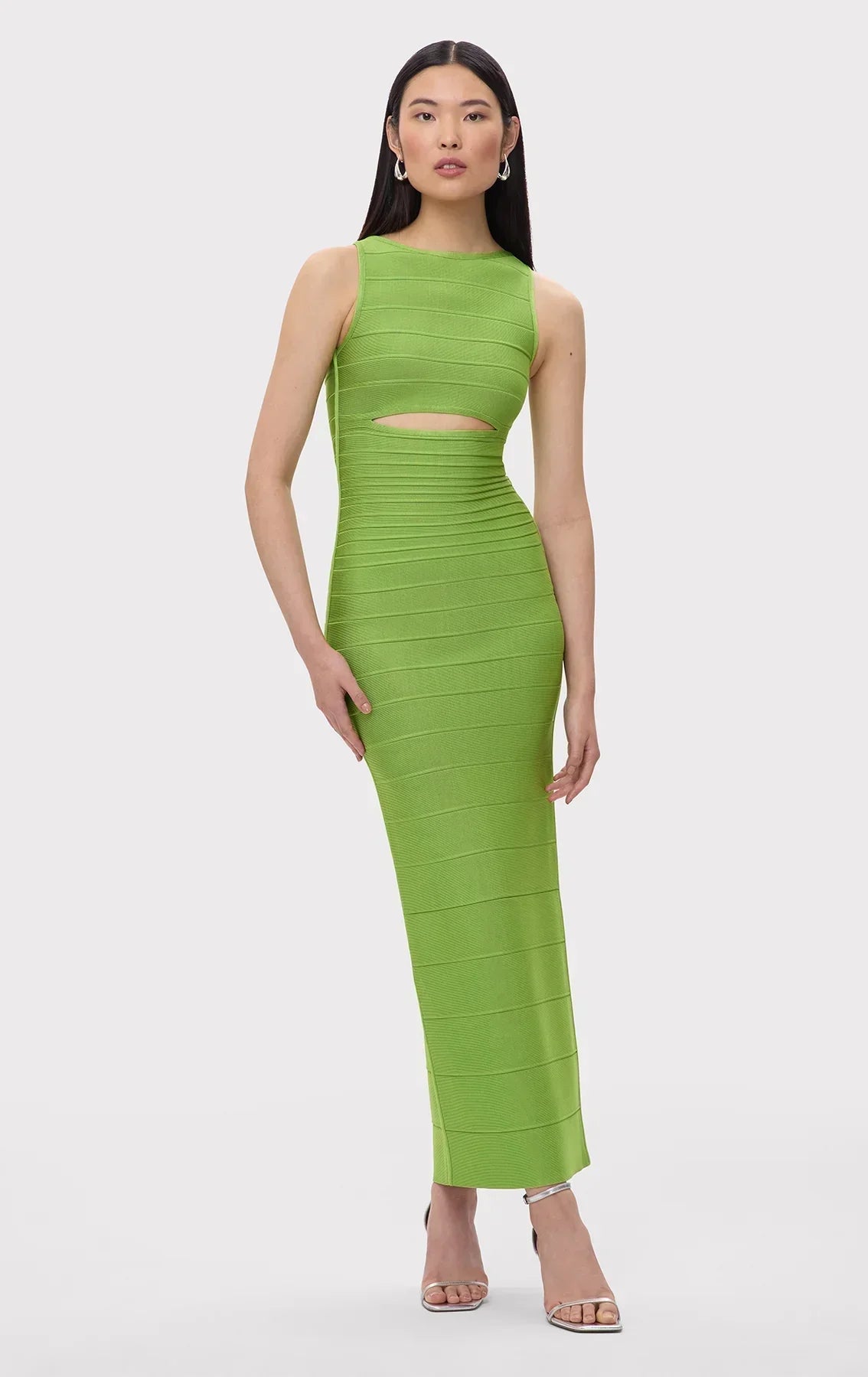 The Ivy Cutout Gown Green