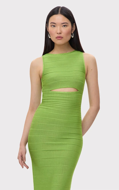 The Ivy Cutout Gown Green