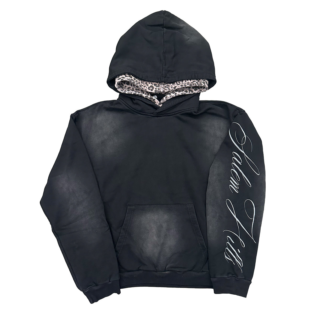 Black Leopard Graphic Hoodie