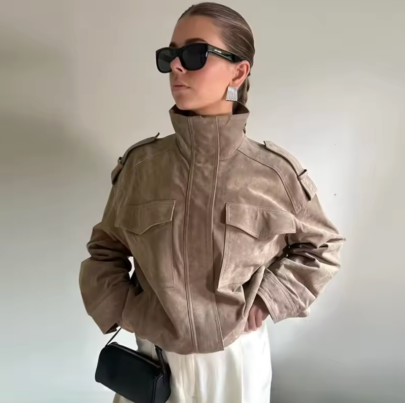 VANYLA ⎸ Meline Suede Jacket