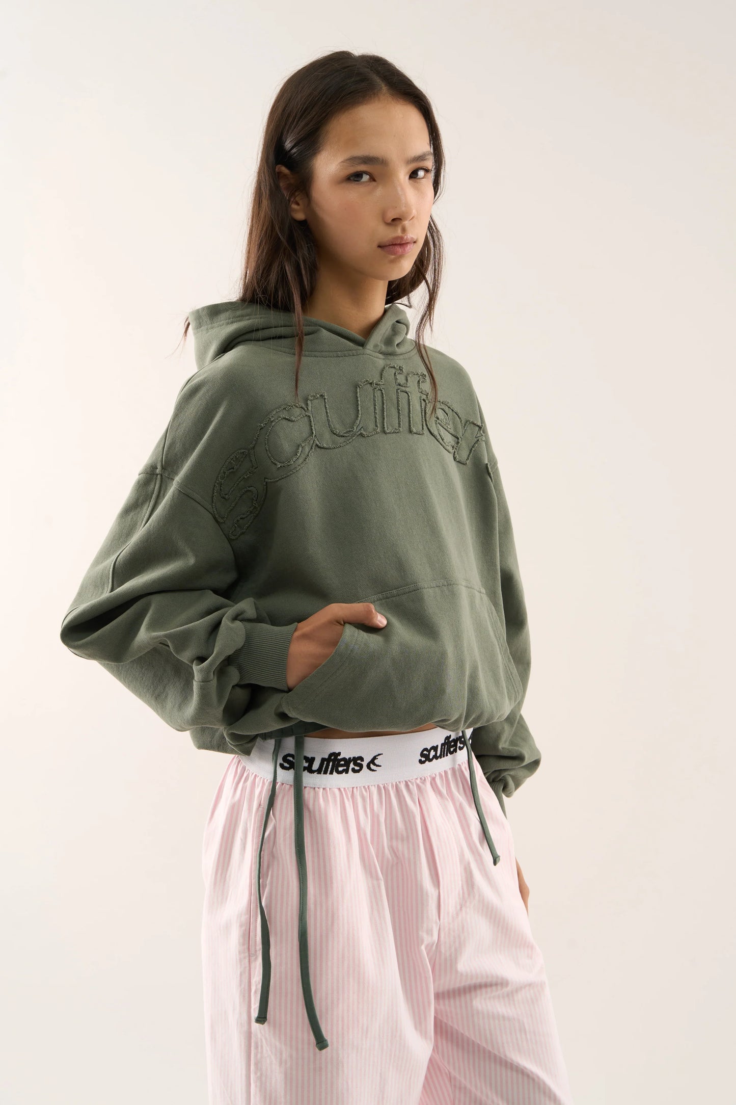 Scuffers Logo Oversized Hoodie