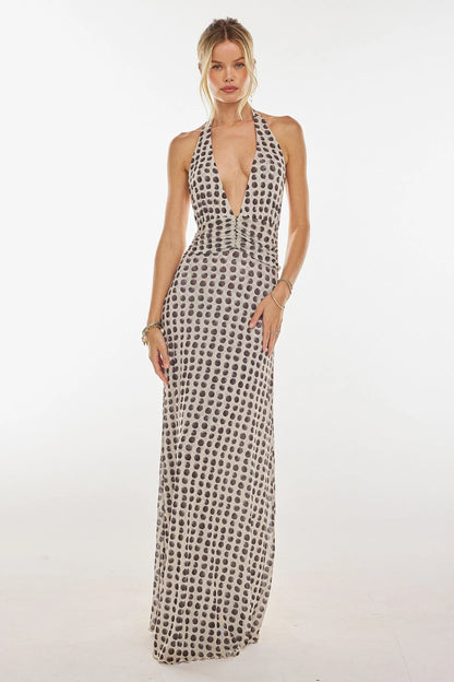 CHELSEA MAXI DRESS – ECLIPSE PRINT