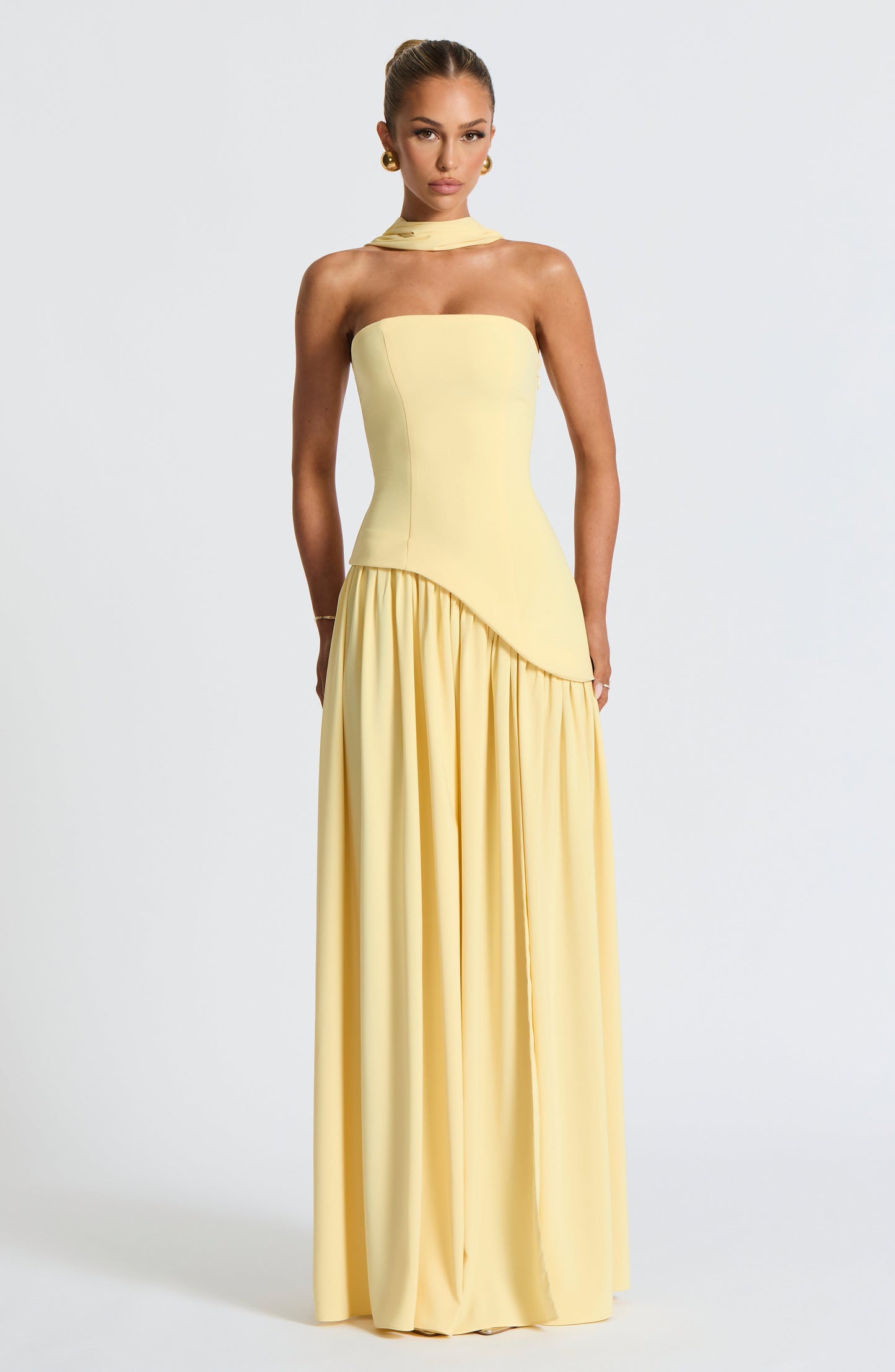 DEEP OLIVE MAXI GOWN