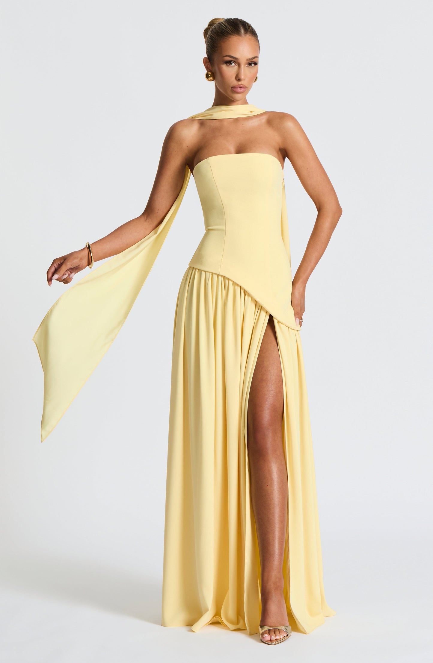 DEEP OLIVE MAXI DRESS GOWN
