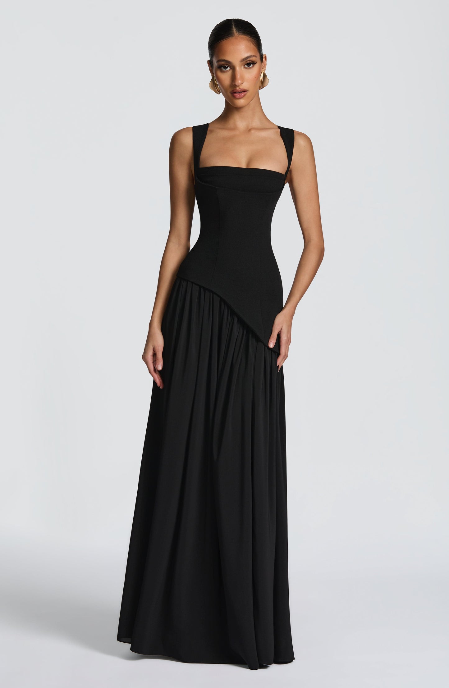 DEEP OLIVE MAXI DRESS
